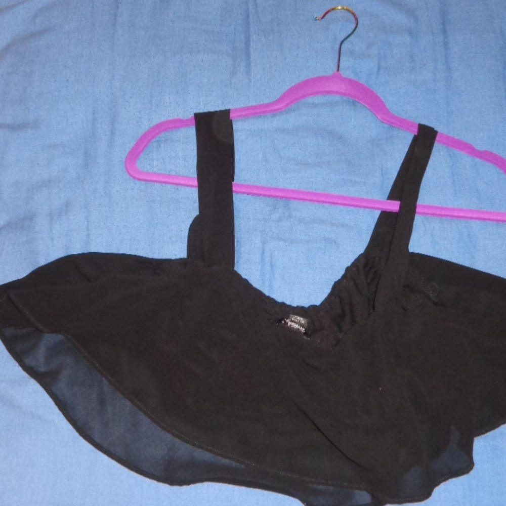 Rhapsody Black crop top